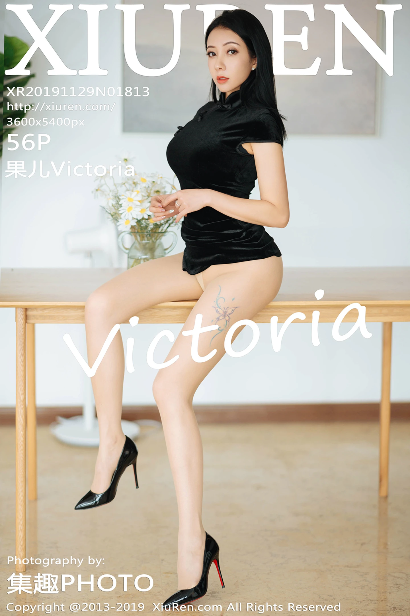 [XiuRen秀人网]No.1813_性感御姐果儿Victoria私房古典旗袍配无内肉丝撩人诱惑写真56P-秀人网 - XiuRen.Space